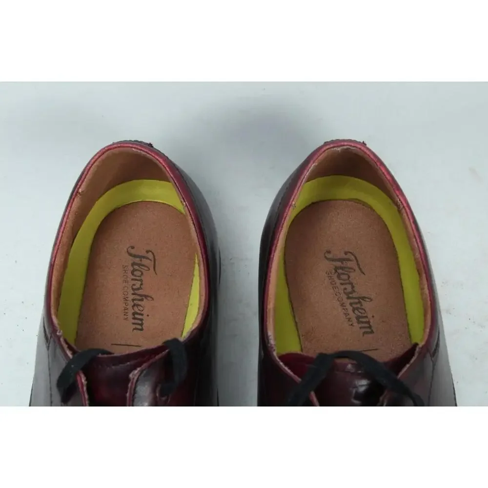 Florsheim Lexington Dress Shoes Burgundy Cap Toe Oxford Size 9.5 D